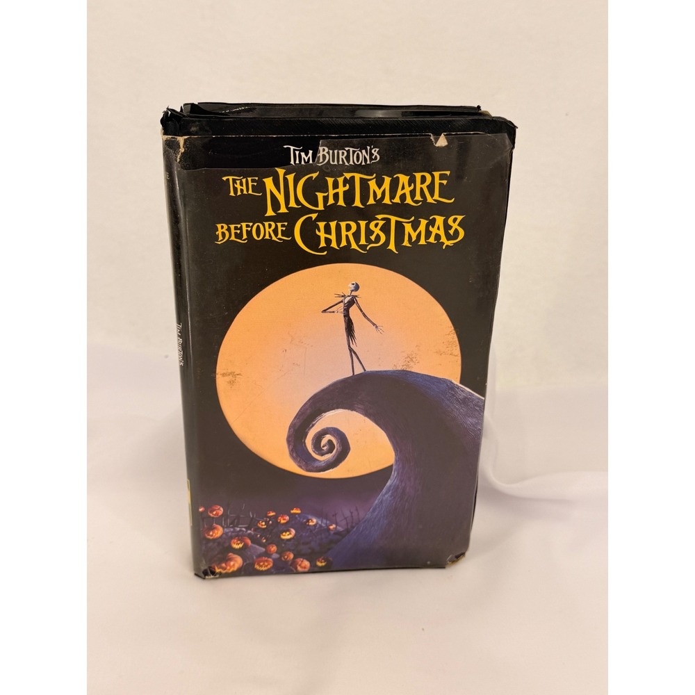 The Nightmare Before Christmas VHS Tim Burton Touchstone Home Video Clamshell